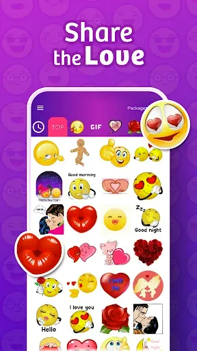Скриншот 2 — WhatsLov: стикеры WASticker
