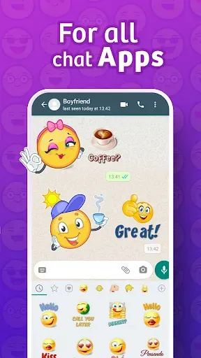 Скриншот 3 — WhatsLov: стикеры WASticker