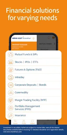 Скриншот 3 — Mirae Asset Sharekhan: Invest