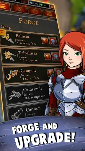 Скриншот 4 — Castle Fusion Idle Clicker