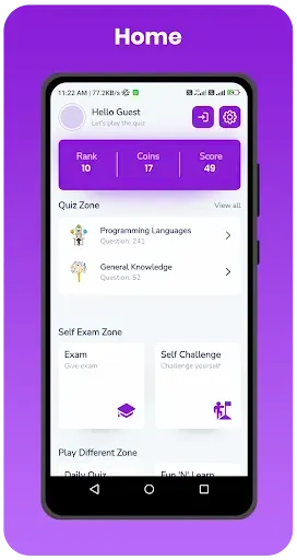 Скриншот 3 — Sharp Quiz - GK & Programming