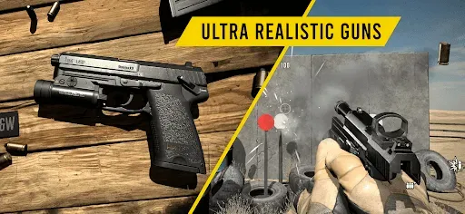 Скриншот 1 — GUNSIM - 3D FPS Shooting Guns