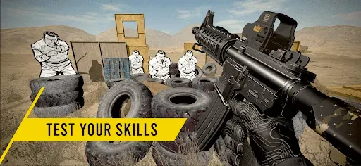Скриншот 2 — GUNSIM - 3D FPS Shooting Guns