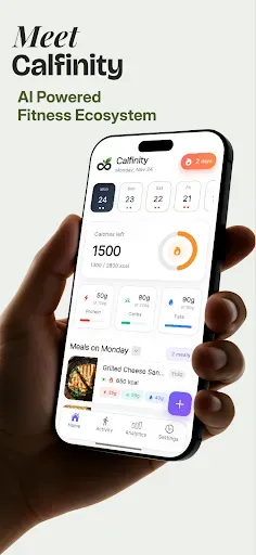 Скриншот 1 — Calfinity: AI Calorie Tracker