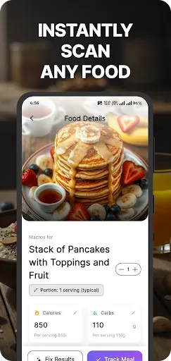 Скриншот 3 — Calfinity: AI Calorie Tracker