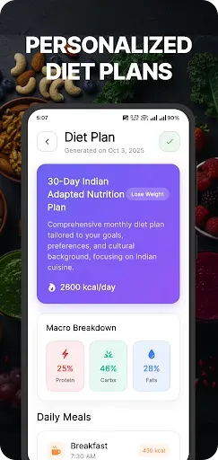 Скриншот 5 — Calfinity: AI Calorie Tracker