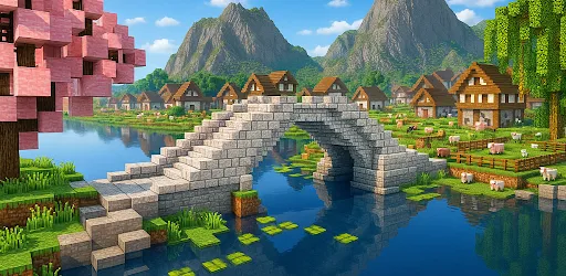 Скриншот 2 — Block Land 3D: Craft & Build