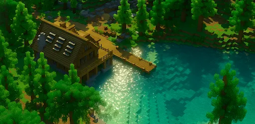 Скриншот 4 — Block Land 3D: Craft & Build