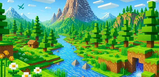 Скриншот 5 — Block Land 3D: Craft & Build