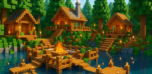 Скриншот 8 — Block Land 3D: Craft & Build