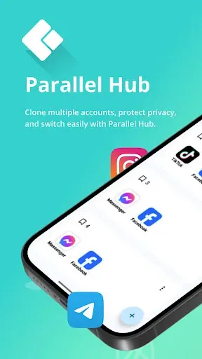 Скриншот 1 — Parallel Hub: Clone & Dual App
