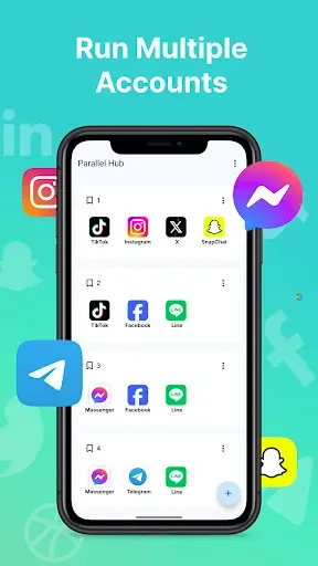 Скриншот 3 — Parallel Hub: Clone & Dual App