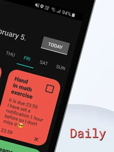 Скриншот 8 — Daily - organize your life!