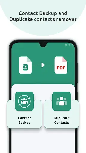 Скриншот 1 — Contact Backup & Cleaner