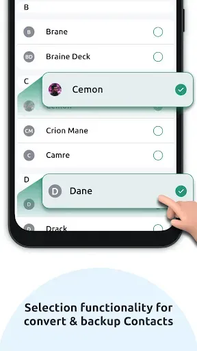 Скриншот 4 — Contact Backup & Cleaner