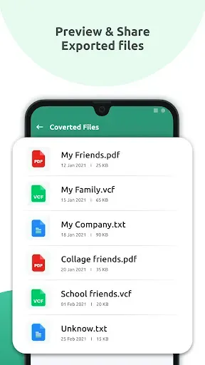 Скриншот 6 — Contact Backup & Cleaner