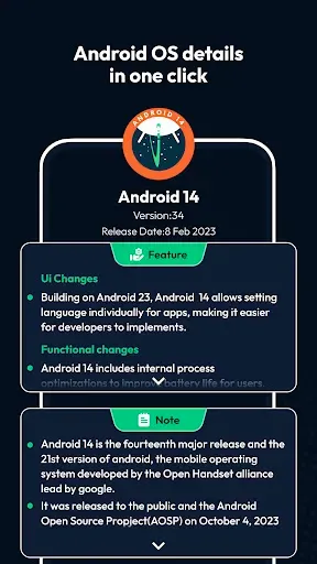 Скриншот 4 — Android version update info