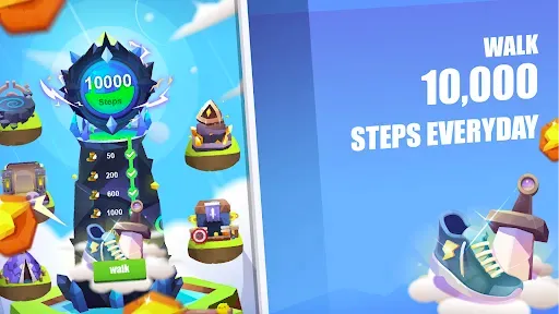 Скриншот 7 — Walk RPG: Walking Fitness Game