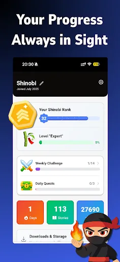 Скриншот 7 — Shinobi: Read & Learn Japanese