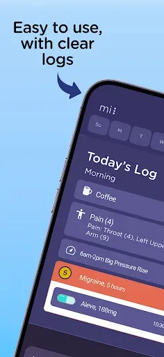 Скриншот 2 — Migraine Insight: Tracker