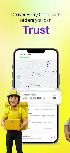 Скриншот 4 — Shiprocket Quick Delivery App