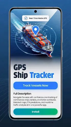 Скриншот 1 — Marine and Vessel Tracker