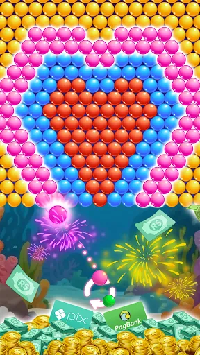 Скриншот 2 — Bubble Bobble - Ganhe Dinheiro