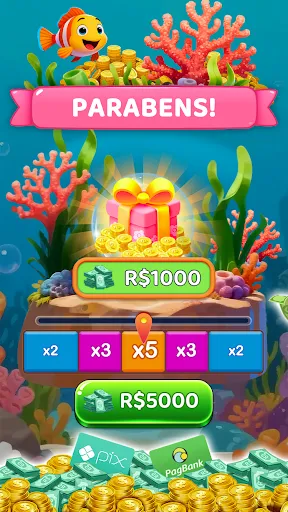 Скриншот 3 — Bubble Bobble - Ganhe Dinheiro