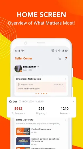 Скриншот 1 — Shop Seller Center