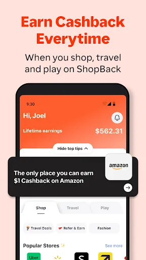 Скриншот 1 — ShopBack: Cashback & Rewards