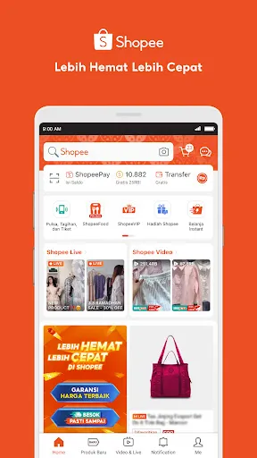 Скриншот 1 — Shopee Indonesia