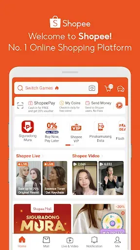 Скриншот 1 — Shopee PH: Shop Online