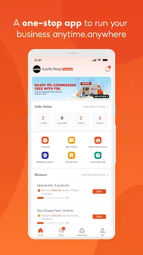 Скриншот 1 — Shopee Seller Center