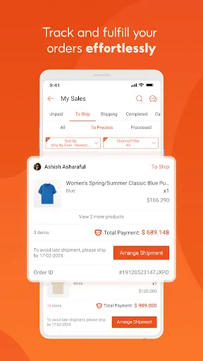 Скриншот 4 — Shopee Seller Center
