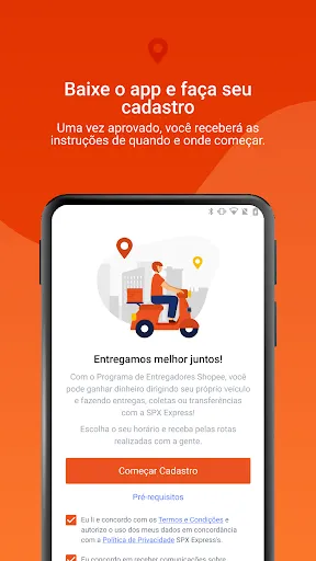 Скриншот 1 — SPX Motorista Parceiro