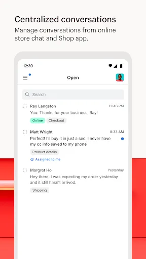 Скриншот 1 — Shopify Inbox
