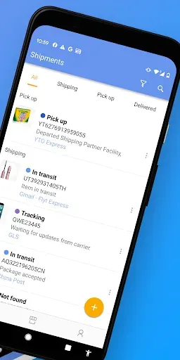 Скриншот 2 — Package Tracker: Track Parcels