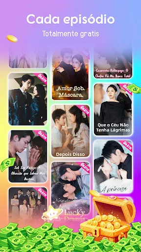 Скриншот 1 — Lucky Dramas – Dramas & Ganhos