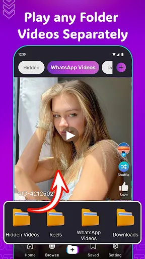 Скриншот 3 — Reels Style HD Video Player