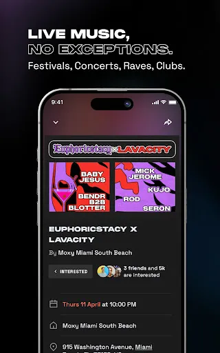 Скриншот 1 — Shotgun: Live Music Experience