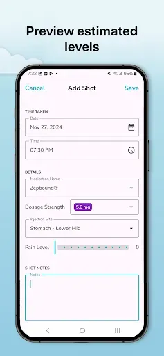 Скриншот 6 — Shotsy - GLP-1 Tracker