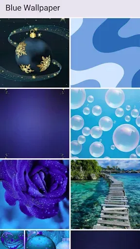 Скриншот 5 — Blue Wallpaper