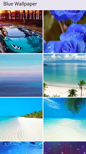 Скриншот 6 — Blue Wallpaper