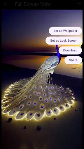 Скриншот 2 — Peacock Wallpaper