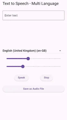 Скриншот 1 — Text to Speech -Multi Language