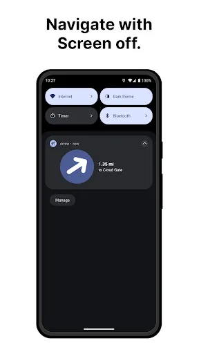Скриншот 3 — Arrow: Compass GPS Navigation