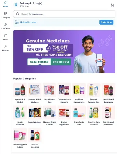 Скриншот 8 — SastaSundar - Online Pharmacy