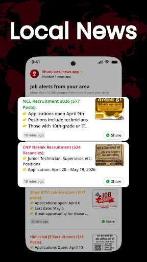 Скриншот 1 — Shuru App: Local News & Videos