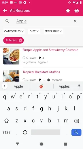 Скриншот 3 — Fussy Toddler Recipes