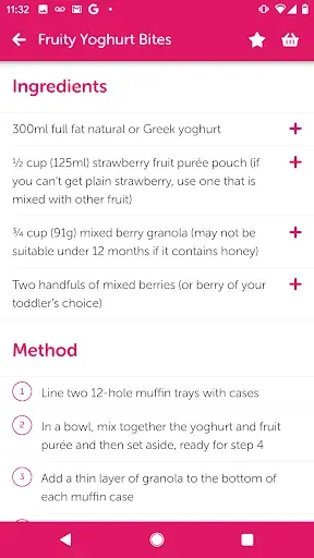 Скриншот 7 — Fussy Toddler Recipes